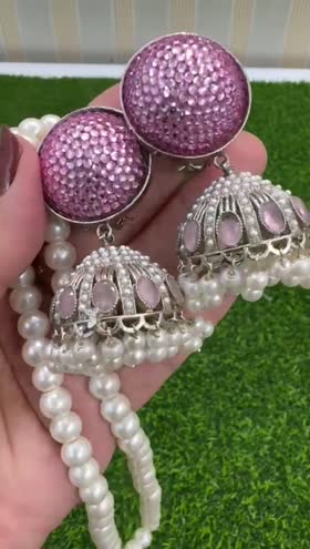 Rs 2600 jhumki mala set