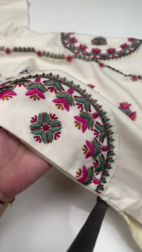 Rs 4800 Sahiba Stiched Emb 2pc ~ [Chest 22] [Length 38] LARGE