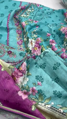 Rs 2800 Bin saeed lawn printed 3pc