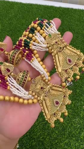 Rs 3850 Rajwari choker set