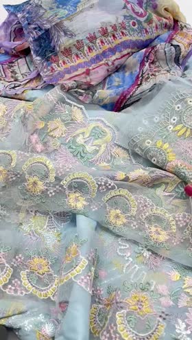 Rs 7500 Ansab Jahangir luxury lawn emb 3pc