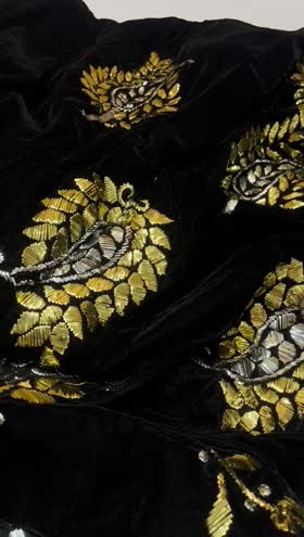 Rs 15000 Velvet Handmade Mukesh Ready to Wear Shawl