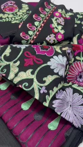 Rs 10498 CoCO By Zara Shah Jahan khaddar  emb 3pc warm shawl[ 7B]