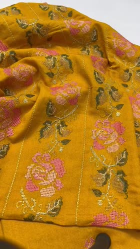 Rs 3200 Bareeze style karandi Emb 2pc