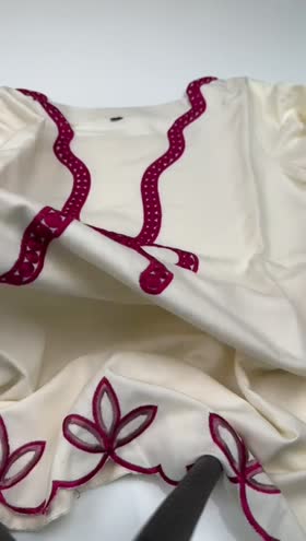 Rs 4500 Sahiba stitched Dhanak Emb 2 pc ~ [Chest 20] [Length 35] MEDIUM