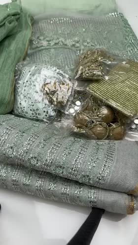 Rs 15250 Roohi By Mushq Formal Emb Organza Raw Silk 3pc [Diya] [Retail 22950]