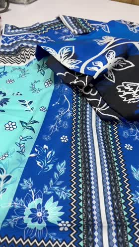 Rs 3650 Paltar Fancy Marina printed 3pc ( D 524)