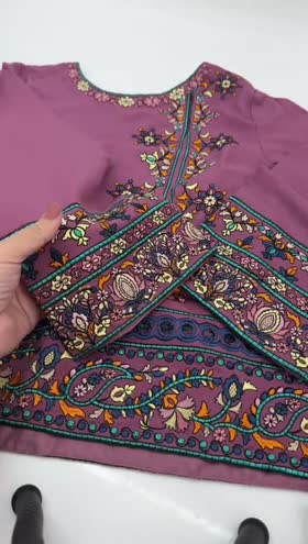 Rs 4850 Sahiba stitched Emb 2pc ~ [Chest 19] [Length 41] SMALL