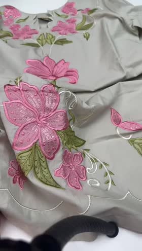 Rs 5500 Sahiba lawn stitched 3pc ~ [Chest 19] [Length 45] SMALL