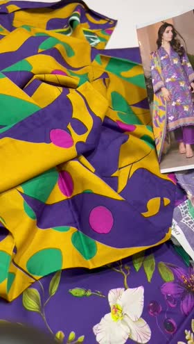 Rs 3650 Rainbow linen pritned 3pc self jacquard shawl [D 9]