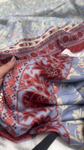 Rs 3950 Sapphire Print Khadar 3pc