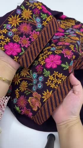 Rs 5500 Aneelas winter Karandi UNstitched shirt trouser [Dispatch month 29th October ]