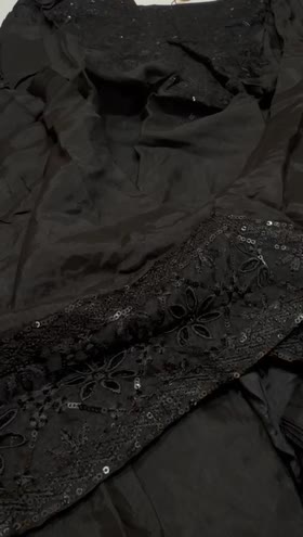 Rs 5500 Aneela’s raw silk stitched Emb 2pc ( large)