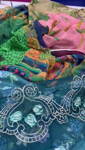 Rs 3950 Asifa nabel lawn Emb 3pc