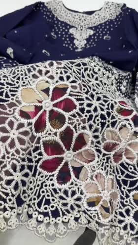 Rs 4500 Sahiba stitched Emb 3pc ~ [Chest 19] [Length 44] SMALL