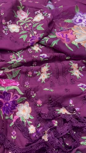 Rs 6000 Aneela’s lawn unstitched Emb 2pc