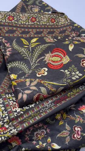 Rs 3050 Bin saeed khaddar printed 3pc