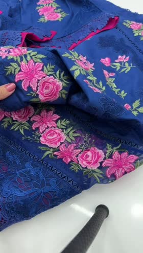 Rs 11000 Aneelas Luxury Lawn Stitched Emb Shirt Trouser [Dispatch Date 30th May] ~ [Chest 23] [Length 45] XLARGE