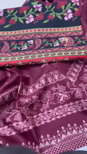 Rs 3300 Mausummery Linen Doria printed 3pc retail 5495