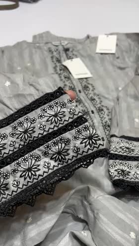 Rs 5500 sapphire stitched Emb 2 pc  ~ MEDIUM