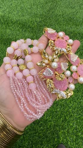 Rs 3500 Desighner crush mala set