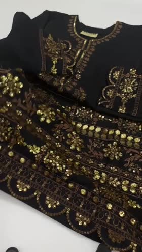 Rs 3950 Sahiba Stitched emb  2 p ~ [Chest 19] [Length 40] SMALL