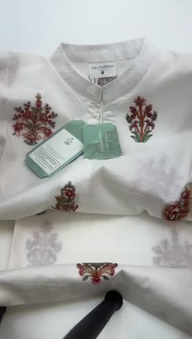 Rs 3300 Zara shah Jahan Emb stitched shirt Ready to dispatch ~ [Chest 19] [Length 36] SMALL