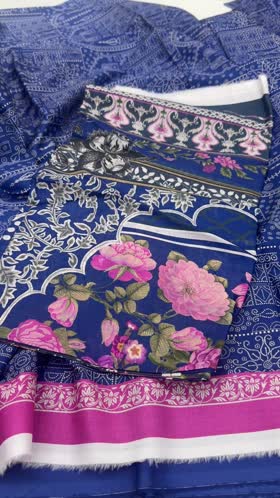 Rs 3050 Khaadi lawn printed 3pc [005]