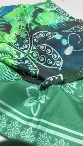 Rs 3650 Paltar Fancy Marina printed 3pc ( D 526)