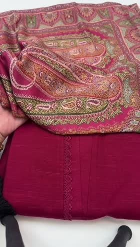 Rs 4000 Sahiba stitched Emb 3pc ~ [Chest 19] [Length 41] SMALL