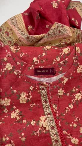 Rs 4500 Khaddar stitched 3 pc ( large)