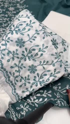Rs 5500 Cross Stitch Lawn Emb 3pc [Teal Dream] [52% off]