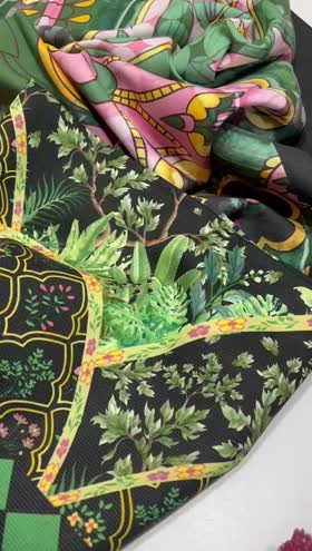 Rs 3650 Paltar Fancy Marina printed 3pc ( D 529)