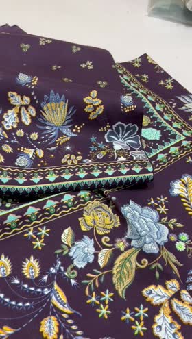 Rs 3300 Mausummery Khaddar printed 3pc [Amethyst]