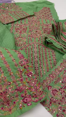 Rs 7500 Hussain Rehar lawn Emb 2pc