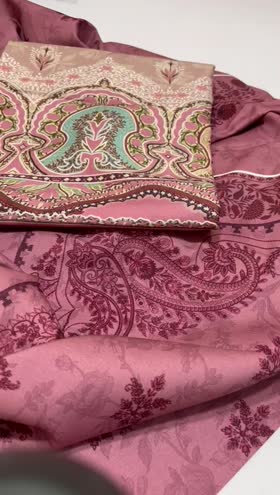 Rs 3300 Mausummery linen printed 3 pc ( Daisy)