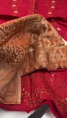 Rs 3950 Dhanak winter Emb 3pc