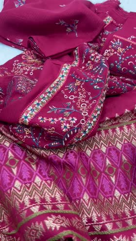 Rs 5800 Arzo Doria linen jacquard shawl 3 pc