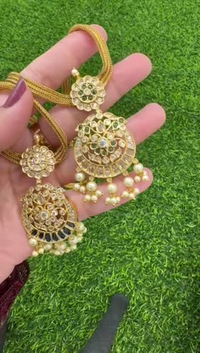 Rs 3500 South Indian choker set green