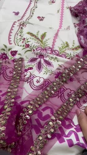 Rs 4500 Maria b Emb 3 pc
