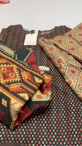 Rs 4850 Sapphire Khaddar stitched 3pc  ~ SMALL