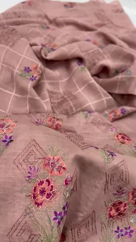 Rs 5800 Mehak lawn Emb 3pc chiffon emb duppata ( M 308)