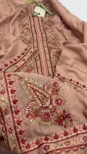 Rs 6500 Sobia nazir stitched Emb karandi 2pc ~ [Chest 19] [Length 39] SMALL