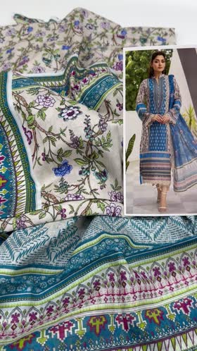 Rs 2850 MOTIFZ lawn DIGITAL printed 3pc [Retail 4890[ D 4808