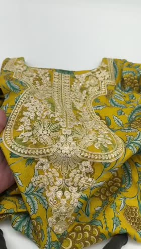 Rs 5500 Sahiba lawn stitched 3pc ~ [Chest 24] [Length 35] XLARGE