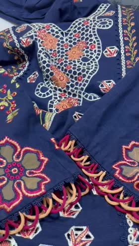 Rs 8000 Aneela’s Khaddar stitched Emb 3pc ( Small)