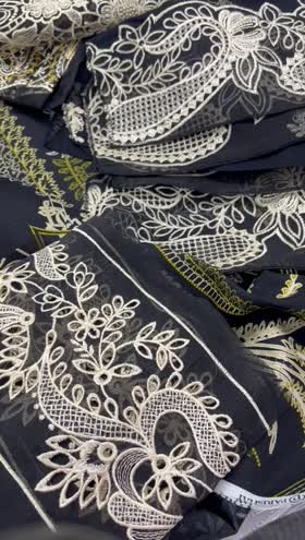Rs 7450 Parishay viscose Emb 3pc chiffon emb duppata new launch ( IW 10]