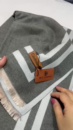 Rs 2100 Sky cashmere 2 tone scarf