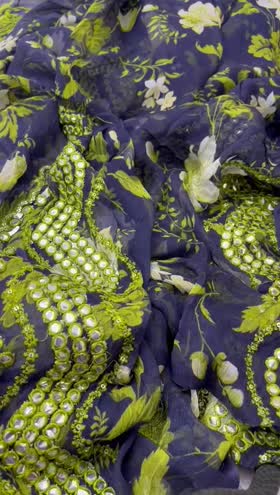 Rs 2600 Aneela’s chiffon emb duppata