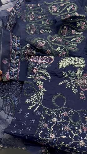 Rs 9450 Nureh Feya lawn Emb 3pc Emb duppata New launch ( FE 09)